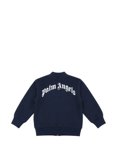Gyerek cipzáras melegítő felső Palm Angels kék