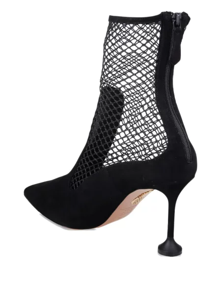 Pantofi cu toc Aquazzura din piele de căprioară negru