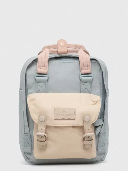 Ruksak Doughnut Macaroon Mini za žene mali s uzorkom plava