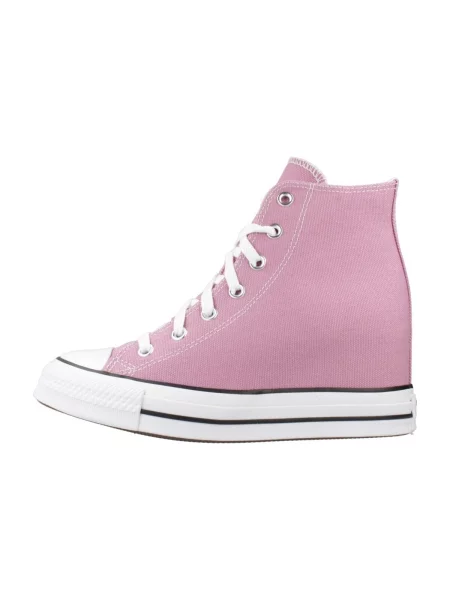 Pantofi Converse cu platformă clasici roz