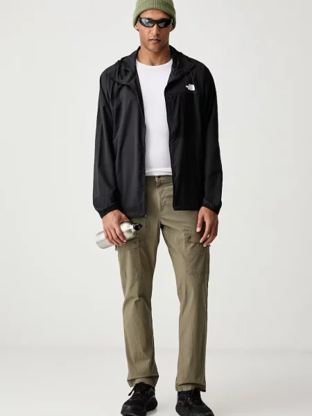 The North Face trekingová bunda pánska LIGHTRANGE WOVEN čierna
