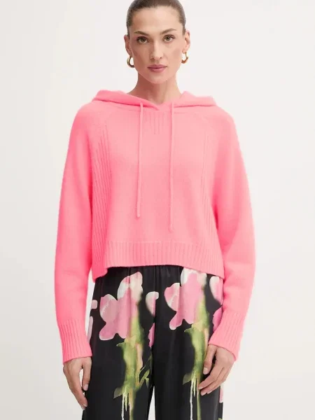 Кашмирен пуловер FROM FUTURE от лека материя бежово