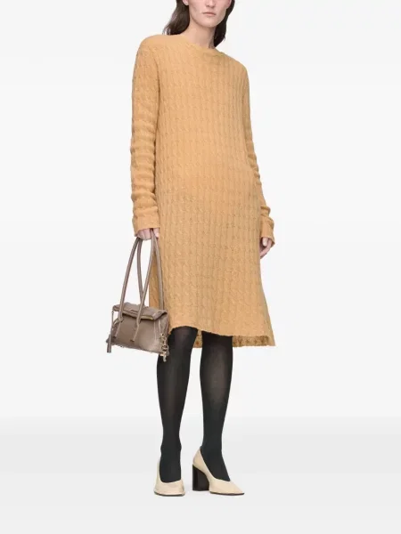 Rochie Maison Margiela tricotate maro