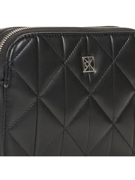 Kabelka Calvin Klein Quilted Double Zip Camera Bag čierna