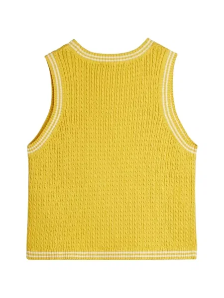 Dětska vesta Mini Rodini žlutá