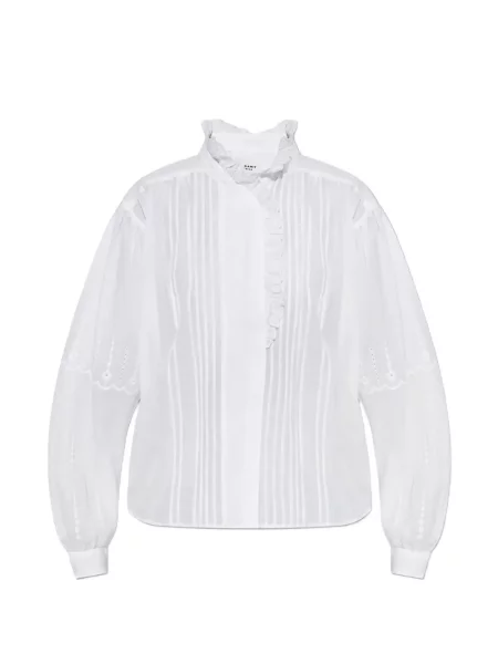 Cămașă Marant Etoile cu broderie alb