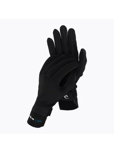 Мъжки неопренови ръкавици Rip Curl E Bomb 5 Finger 90 Black черно