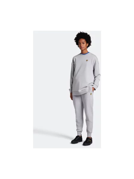 Skinny spodnie Lyle & Scott szare