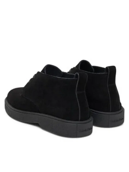Calvin Klein Sneakersy Text Rubber Desert Boot Su čierna