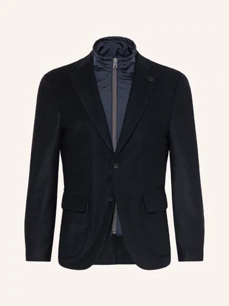 Baldessarini Sako Slim Fit S Odnímatelným Límcem tmavě modrá