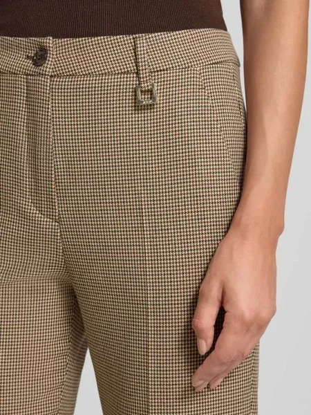 Spodnie do garnituru o kroju slim fit w kant model ‘PANTHEA’ Joop! beżowe