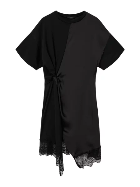 AllSaints rochie LANA negru