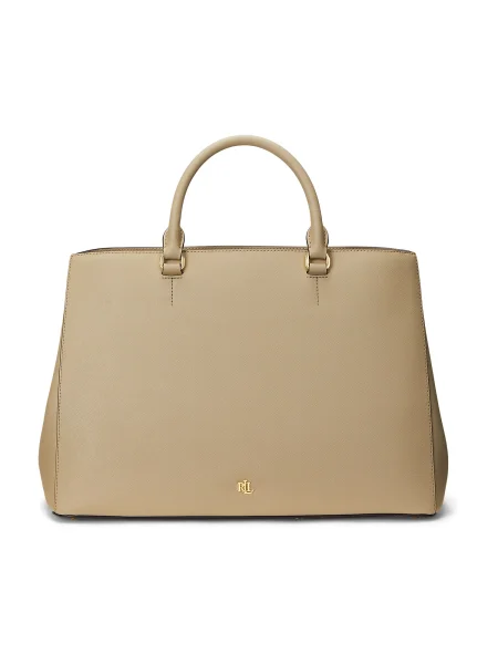 Lauren Ralph Lauren Poșete HANNA maro / auriu / negru bej