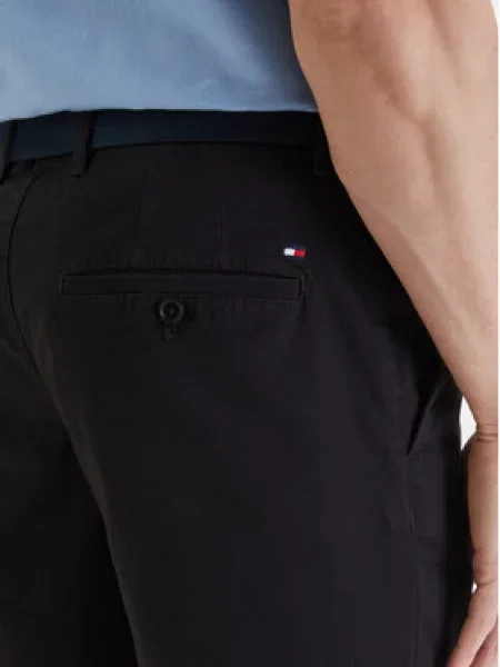 Tommy Hilfiger Kratke hlače iz tkanine Denton črna
