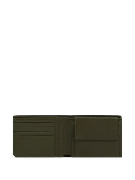 Portofel Piquadro din piele verde