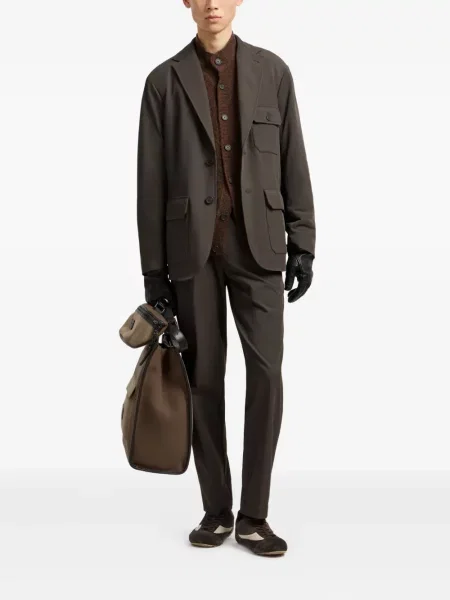 Cu centură pantaloni Emporio Armani maro