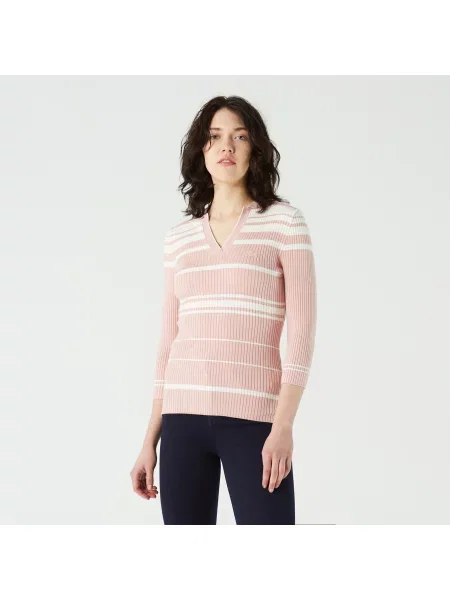 Lacoste Sweter różowy