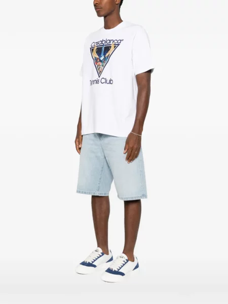 Tricou Casablanca cu imagine alb