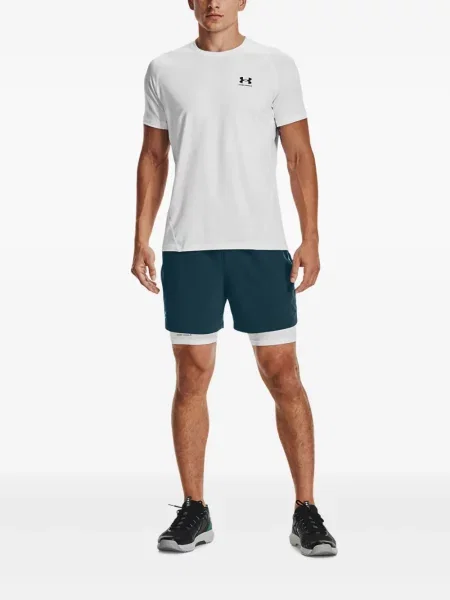 Boxeri Under Armour cu autograf alb
