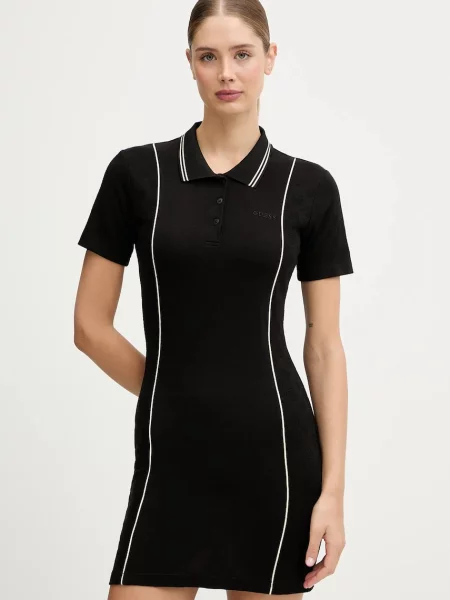 Obleka Guess PEONY črna