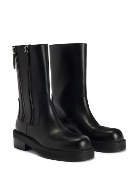 Cizme scurte Giuseppe Zanotti din piele negru