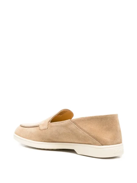 Pantofi loafer Doucal's din piele de căprioară