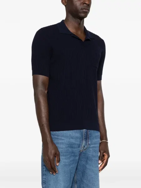 Tricou polo Roberto Collina albastru