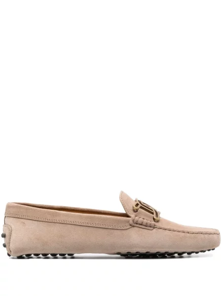 Pantofi loafer Tod's din piele de căprioară