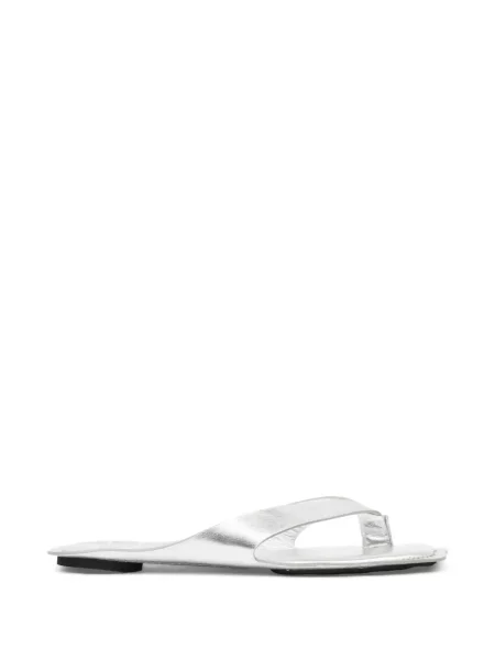 Laminat sandale Mm6 Maison Margiela din piele fără toc
