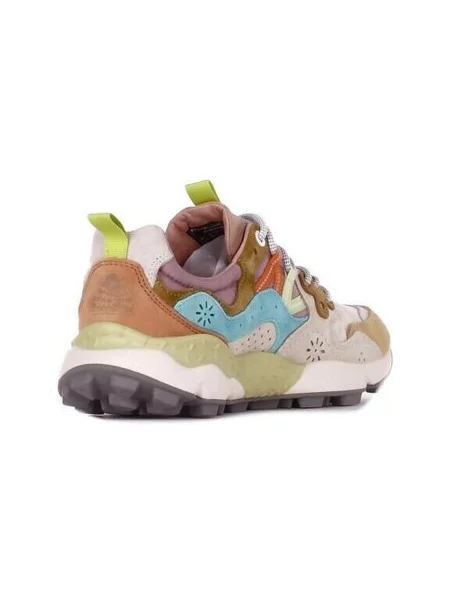 Pantofi Flower Mountain cu model floral bej
