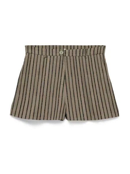VERO MODA Pantaloni cutați VMROSIE brocart negru