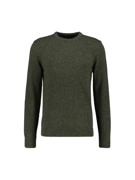 Sweter Barbour wełniany zielony