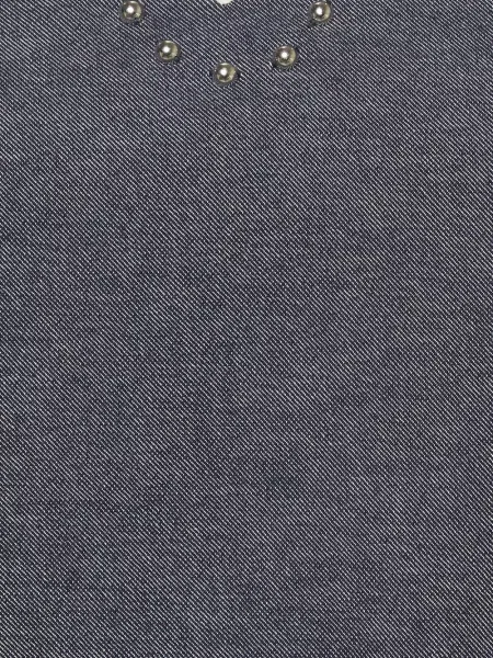 Bluză Max Mara cu franjuri albastru