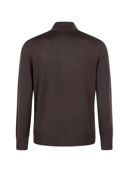 Cardigan Canali tricotate maro