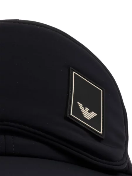 Șapcă Emporio Armani cu autograf negru