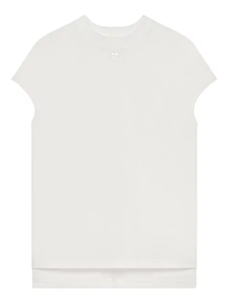 Tricou Courreges alb