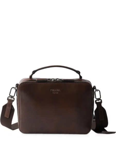 Geantă Prada din piele maro