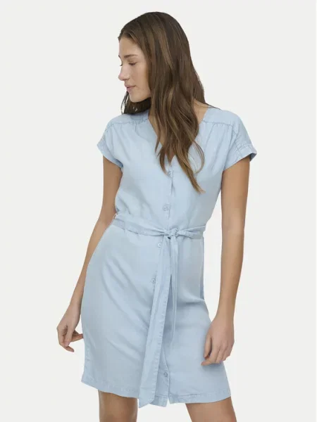 ONLY Rochie de blugi Charis deschis albastru
