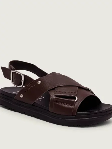 EMU Australia De piele sandale Faye maro