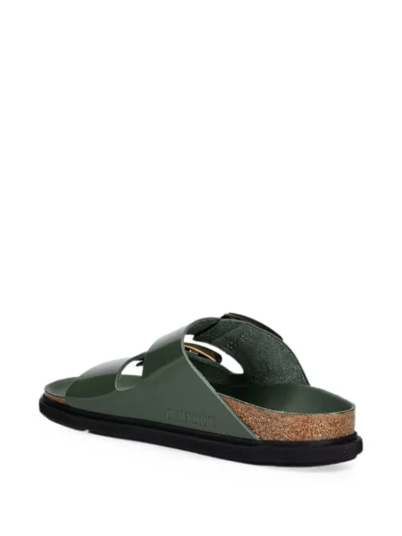 Sandale Birkenstock cu cataramă verde