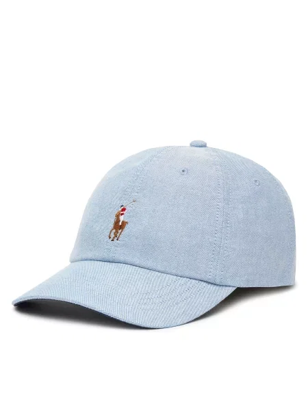 Καπέλο Jockey Polo Ralph Lauren μπλε