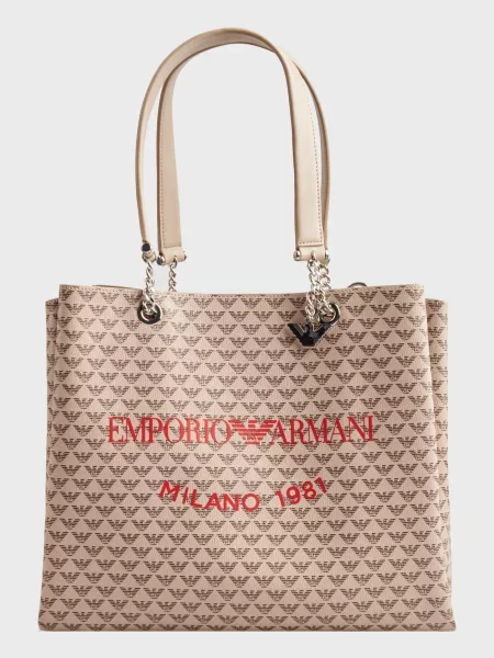 Сумка Emporio Armani бежевая