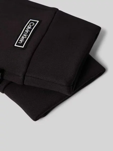 Calvin Klein Rękawice Mężczyźni Sztuczne włókno jednolity L/XL czarny