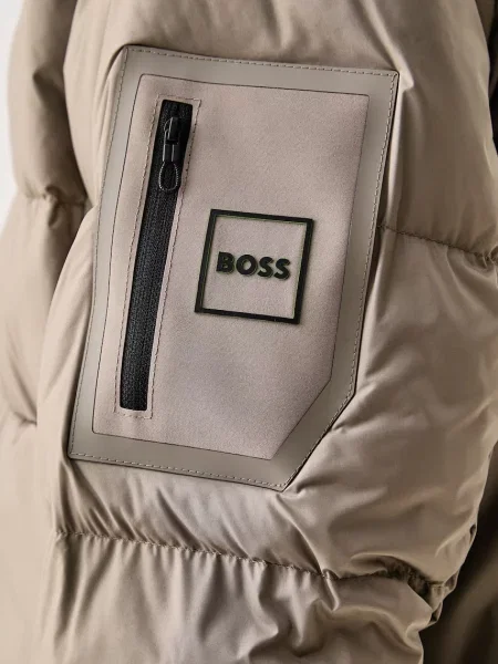 Демисезонная куртка Boss Green зеленая