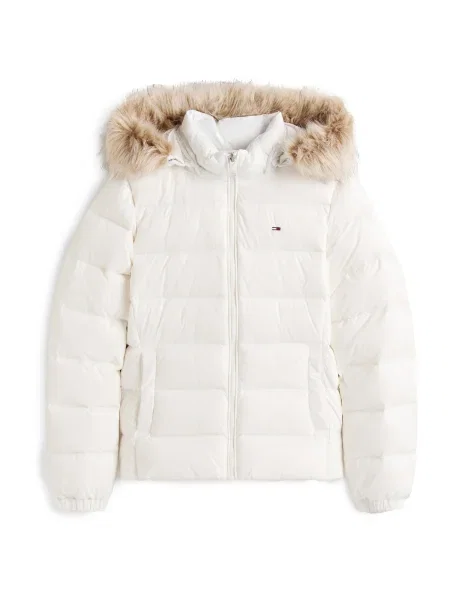 Tommy Jeans Geacă de iarnă alb