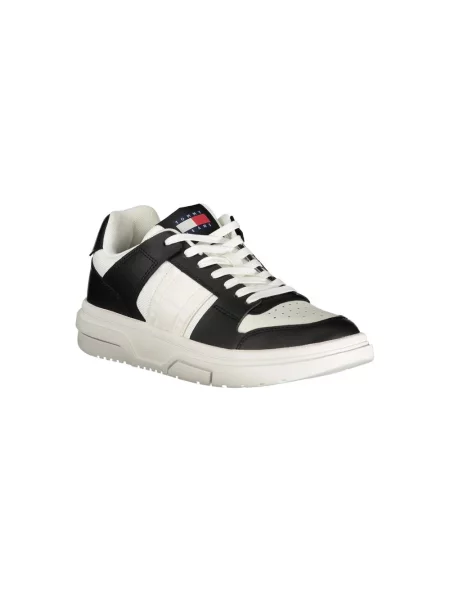 Trampki Tommy Jeans skórzane czarne