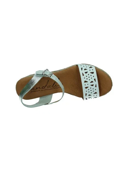 Pantofi Sandali alb
