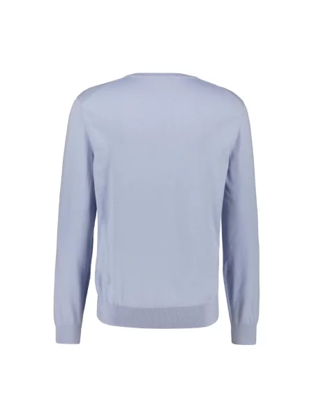 Sweter z dzianiny z czystej bawełny w kroju regular fit model UPCAS' Boss czarny