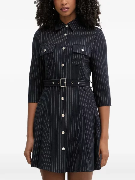 Cu centură rochie mini Morgan albastru