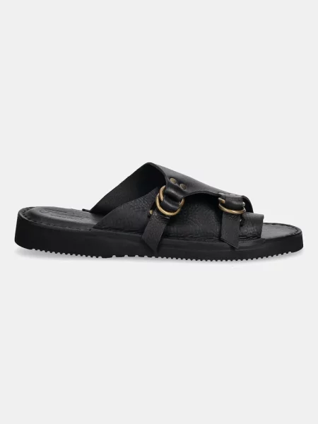 Fracap șlapi de piele Sandals negru